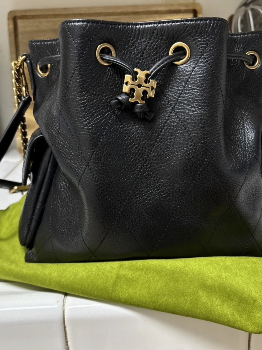 Tory Burch Small Charlie Drawstring Bag